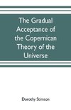 The gradual acceptance of the Copernican theory of the universe