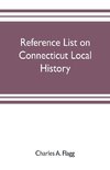 Reference list on Connecticut local history