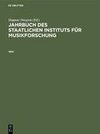 Jahrbuch des Staatlichen Instituts für Musikforschung. 1968