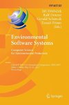 Environmental Software Systems. Computer Science for Environmental Protection