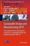 Sustainable Design and Manufacturing 2019