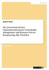 Die prozessorientierten Organisationskonzepte Total Quality Management und Business Process Reegineering. Ein Überblick