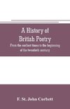 A history of British poetry