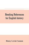 Reading references for English history