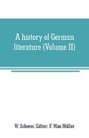 A history of German literature (Volume II)