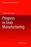 Progress in Lean Manufacturing