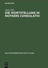 Die Wortstellung in Notkers Consolatio