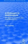 A Dictionary of Abbreviations