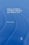 History of Political Thought in Germany 1789-1815