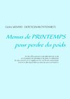 Menus de printemps pour perdre du poids