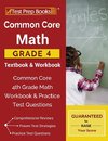 Test Prep Books: Common Core Math Grade 4 Textbook & Workboo