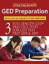 Test Prep Books: GED Preparation 2018 & 2019 All Subjects St