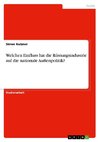 Welchen Einfluss hat die Rüstungsindustrie auf die nationale Außenpolitik?