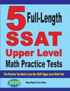 5 Full-Length SSAT Upper Level Math Practice Tests