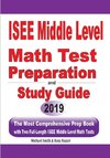 ISEE Middle Level Math Test Preparation and Study Guide