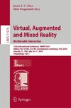 Virtual, Augmented and Mixed Reality. Multimodal Interaction