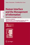 Human Interface and the Management of Information. Information in Intelligent Systems