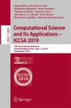 Computational Science and Its Applications - ICCSA 2019