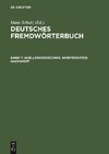 Quellenverzeichnis, Wortregister, Nachwort