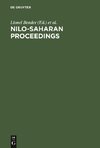 Nilo-Saharan Proceedings