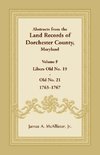 Abstracts from the Land Records of Dorchester County, Maryland, Volume F