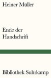 Ende der Handschrift