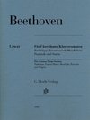 Fünf berühmte Klaviersonaten op. 13, op. 26, op. 27 Nr. 2, op. 28 und op. 31 Nr. 2