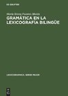 Gramática en la lexicografía bilingüe