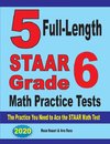 5 Full-Length STAAR Grade 6 Math Practice Tests