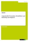 Linguistische Textanalyse. Reiseführer und Reiseblogs im Vergleich