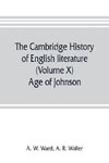 The Cambridge history of English literature (Volume X) Age of Johnson