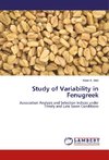 Study of Variability in Fenugreek