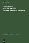 »Volkhafte Sprachforschung«