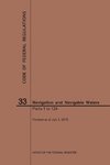 Code of Federal Regulations Title 33, Navigation and Navigable Waters, Parts 1-124, 2019