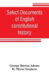 Select documents of English constitutional history