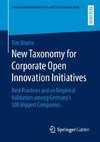 New Taxonomy for Corporate Open Innovation Initiatives