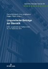 Linguistische Beiträge zur Slavistik