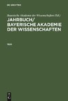 Jahrbuch/ Bayerische Akademie der Wissenschaften, 1926, Jahrbuch/ Bayerische Akademie der Wissenschaften 1926