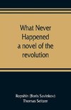 What never happened; a novel of the revolution