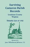 Surviving Cameron Parish Records, Loudoun County, Virginia - Tithable List of 1765