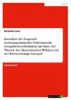 Korreliert der Zuspruch rechtspopulistischer Fraktionen im Europäischen Parlament, im Sinne der Theorie des ökonomischen Wählers, mit der Wirtschaftslage Europas?