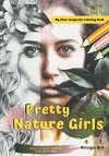 Pretty Nature Girls Grayscale Coloring Book 1