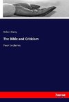 The Bible and Criticism