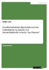 Gesellschaftskritik, Bipolarität und das Unheimliche in Annette von Droste-Hülshoffs Gedicht 