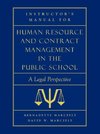 Instructor's Manual for Human Resource & Contract Management in the Public School