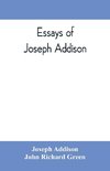 Essays of Joseph Addison