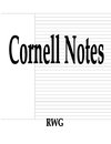 Cornell Notes