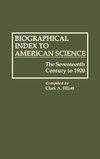 Biographical Index to American Science