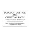 Ecology, Justice, and Christian Faith