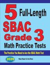 5 Full-Length SBAC Grade 3 Math Practice Tests